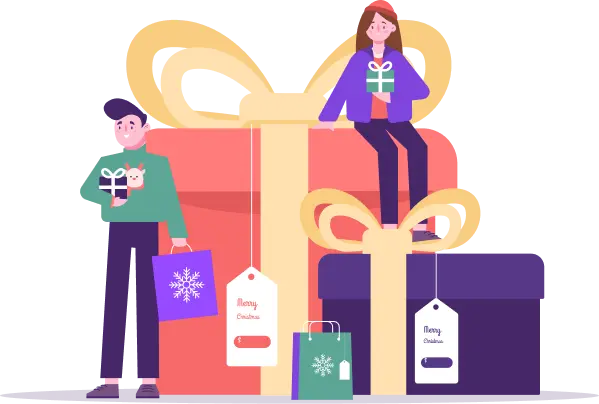  <p class="fw-bold mb-4" style="font-family: Shabnam; font-weight: 400; font-size: 23px; line-height: 100%; letter-spacing: 0%;">
     برای هدایای بیشتر، به دیگر <span class="text-success">صفحات</span> ما سر بزنید.
 </p>